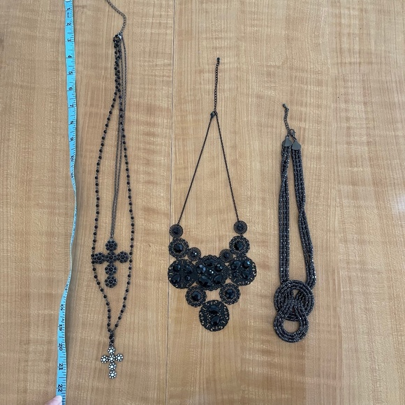 Black Gothic Statement Necklace Bundle - Picture 1 of 1